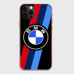 Чехол для iPhone 12 Pro Max BMW 2021 M SPORT БМВ М СПОРТ, цвет: 3D-светло-розовый