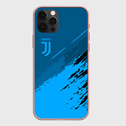 Чехол для iPhone 12 Pro Max FC Juventus: Blue Original, цвет: 3D-светло-розовый