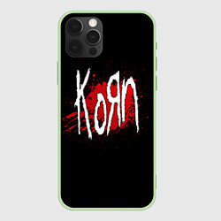 Чехол для iPhone 12 Pro Max Korn: Blood, цвет: 3D-салатовый