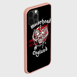 Чехол для iPhone 12 Pro Max Motorhead England, цвет: 3D-светло-розовый — фото 2