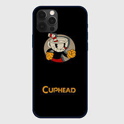 Чехол для iPhone 12 Pro Max Cuphead: Black Mugman, цвет: 3D-черный