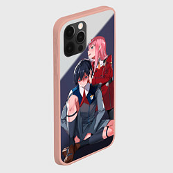 Чехол для iPhone 12 Pro Max Darling in the FranXX, цвет: 3D-светло-розовый — фото 2