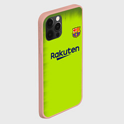 Чехол для iPhone 12 Pro Max FC Barcelona: Home 18/19, цвет: 3D-светло-розовый — фото 2
