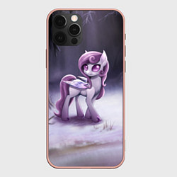 Чехол для iPhone 12 Pro Max Violet Pony, цвет: 3D-светло-розовый