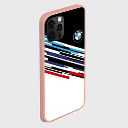 Чехол для iPhone 12 Pro Max BMW BRAND COLOR БМВ, цвет: 3D-светло-розовый — фото 2