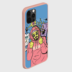 Чехол для iPhone 12 Pro Max Mnogoznaal, цвет: 3D-светло-розовый — фото 2