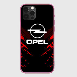 Чехол для iPhone 12 Pro Max Opel: Red Anger, цвет: 3D-малиновый
