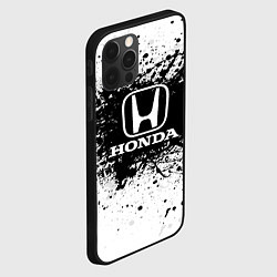 Чехол для iPhone 12 Pro Max Honda: Black Spray, цвет: 3D-черный — фото 2