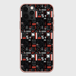 Чехол для iPhone 12 Pro Max Twenty One Pilots: Pattern, цвет: 3D-светло-розовый