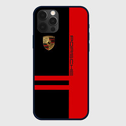 Чехол для iPhone 12 Pro Max Porsche: Red Sport, цвет: 3D-черный