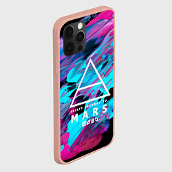 Чехол для iPhone 12 Pro Max 30 STM: Neon Colours, цвет: 3D-светло-розовый — фото 2