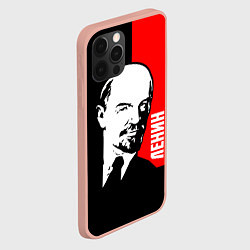 Чехол для iPhone 12 Pro Max Хитрый Ленин, цвет: 3D-светло-розовый — фото 2