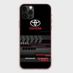Чехол для iPhone 12 Pro Max Toyota TRD, цвет: 3D-светло-розовый