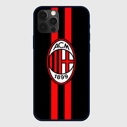 Чехол для iPhone 12 Pro Max AC Milan 1899, цвет: 3D-черный