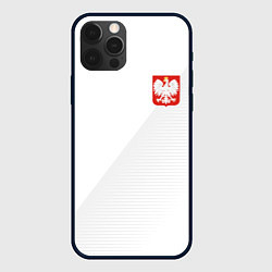 Чехол для iPhone 12 Pro Max Poland Team: Home WC-2018, цвет: 3D-черный