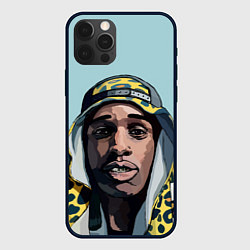 Чехол для iPhone 12 Pro Max ASAP Rocky: Far East, цвет: 3D-черный