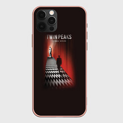 Чехол для iPhone 12 Pro Max Twin Peaks: Firewalk with me, цвет: 3D-светло-розовый