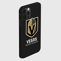 Чехол для iPhone 12 Pro Max Vegas: Golden Knights, цвет: 3D-черный — фото 2