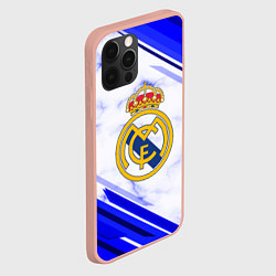 Чехол для iPhone 12 Pro Max Real Madrid, цвет: 3D-светло-розовый — фото 2