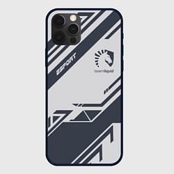 Чехол для iPhone 12 Pro Max Team Liquid: Grey E-Sport, цвет: 3D-черный