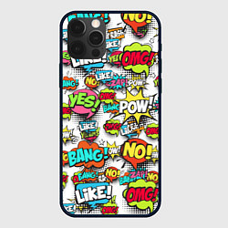 Чехол для iPhone 12 Pro Max Pop art Fashion, цвет: 3D-черный