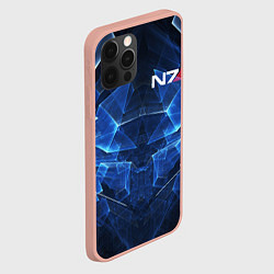 Чехол для iPhone 12 Pro Max Mass Effect: Blue Armor N7, цвет: 3D-светло-розовый — фото 2