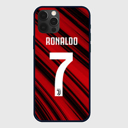 Чехол для iPhone 12 Pro Max Ronaldo 7: Red Sport, цвет: 3D-черный