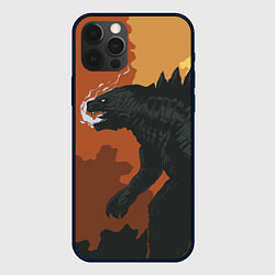 Чехол для iPhone 12 Pro Max Godzilla: Monster Smoke, цвет: 3D-черный