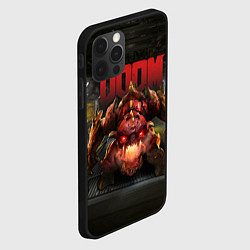 Чехол для iPhone 12 Pro Max DOOM: Pinky Monster, цвет: 3D-черный — фото 2