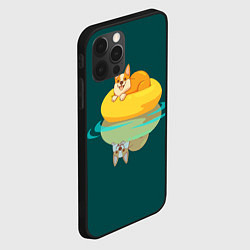 Чехол для iPhone 12 Pro Max Корги на пончике, цвет: 3D-черный — фото 2