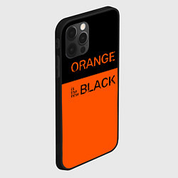 Чехол для iPhone 12 Pro Max Orange Is the New Black, цвет: 3D-черный — фото 2