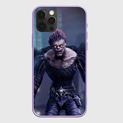 Чехол для iPhone 12 Pro Max God of death, цвет: 3D-сиреневый