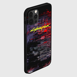 Чехол для iPhone 12 Pro Max Cyberpunk 2077: Techno Style, цвет: 3D-черный — фото 2