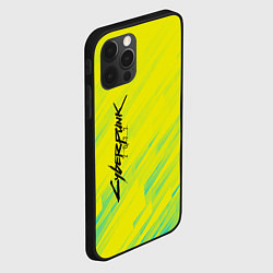 Чехол для iPhone 12 Pro Max Cyberpunk 2077: Yellow, цвет: 3D-черный — фото 2