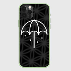 Чехол для iPhone 12 Pro Max BMTH Umbrella, цвет: 3D-салатовый