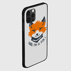 Чехол для iPhone 12 Pro Max Hello Fox, цвет: 3D-черный — фото 2