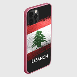 Чехол для iPhone 12 Pro Max Lebanon Style, цвет: 3D-малиновый — фото 2