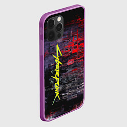 Чехол для iPhone 12 Pro Max Cyberpunk 2077, цвет: 3D-сиреневый — фото 2