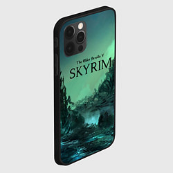 Чехол для iPhone 12 Pro Max SKYRIM, цвет: 3D-черный — фото 2