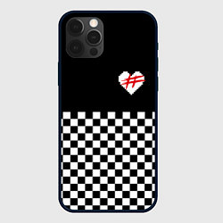 Чехол для iPhone 12 Pro Max ФРЕНДЗОНА: ЧБ, цвет: 3D-черный