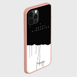 Чехол для iPhone 12 Pro Max Death Stranding: Black & White, цвет: 3D-светло-розовый — фото 2