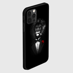 Чехол для iPhone 12 Pro Max Мистер Лев, цвет: 3D-черный — фото 2