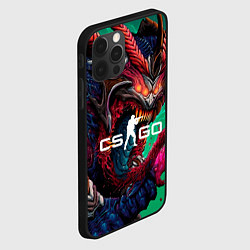 Чехол для iPhone 12 Pro Max CS GO hyper beast skin, цвет: 3D-черный — фото 2