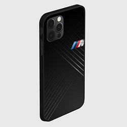 Чехол для iPhone 12 Pro Max BMW, цвет: 3D-черный — фото 2