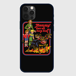 Чехол для iPhone 12 Pro Max Angry pet dog, цвет: 3D-черный