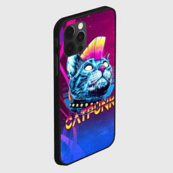 Чехол для iPhone 12 Pro Max Котопанк, цвет: 3D-черный — фото 2