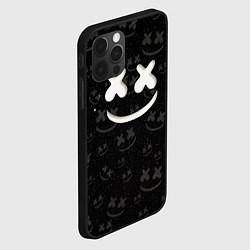 Чехол для iPhone 12 Pro Max Marshmello Cosmos pattern, цвет: 3D-черный — фото 2