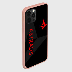 Чехол для iPhone 12 Pro Max Astralis: Dark Style, цвет: 3D-светло-розовый — фото 2