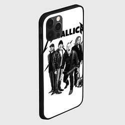 Чехол для iPhone 12 Pro Max Metallica, цвет: 3D-черный — фото 2