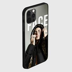 Чехол для iPhone 12 Pro Max FACE: Slime, цвет: 3D-черный — фото 2